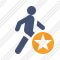 Walking Star Icon