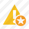 Warning Star Icon