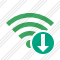 Icône Wi Fi Green Download