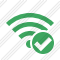 Wi Fi Green Ok Icon