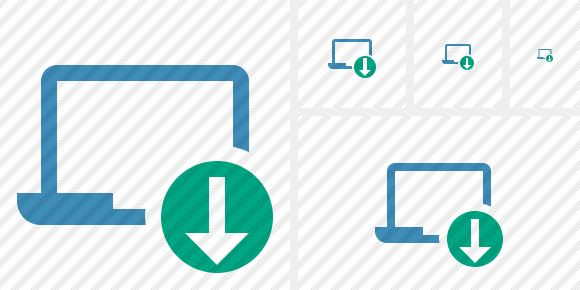 Laptop Download Symbol