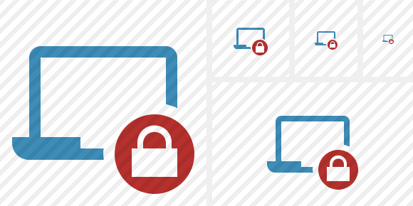 Laptop Lock Symbol