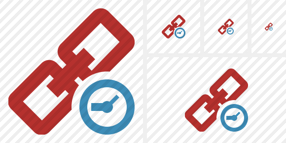 Link Clock Icon Link Clock Icon
