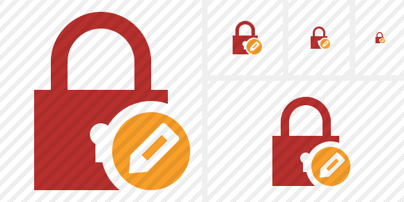 Lock Edit Icon Lock Edit Icon