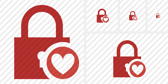 Lock Favorites Icon Lock Favorites Icon