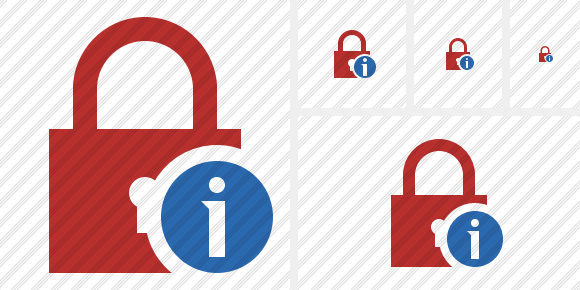 Lock Information Icon Lock Information Icon