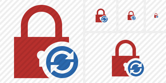 Lock Refresh Icon Lock Refresh Icon