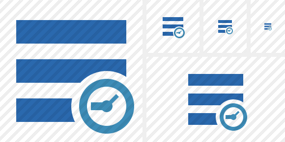 Menu Clock Icon Menu Clock Icon