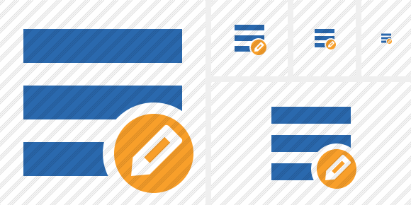 Menu Edit Icon Menu Edit Icon
