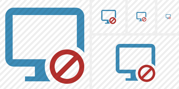 Monitor Block Icon Monitor Block Icon