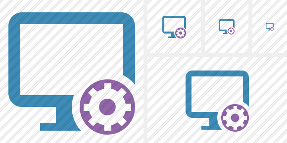 Monitor Settings Icon Monitor Settings Icon