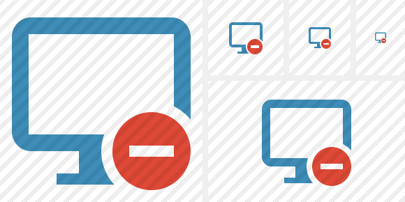 Monitor Stop Icon Monitor Stop Icon