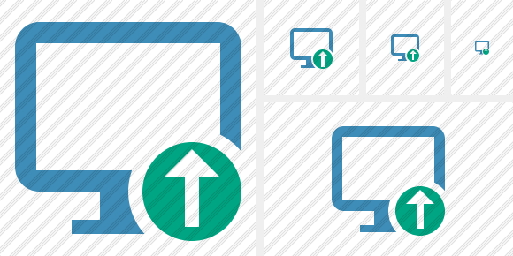 Monitor Upload Icon Monitor Upload Icon