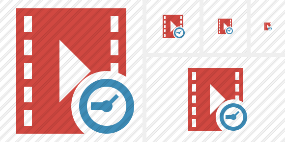 Movie Clock Symbol