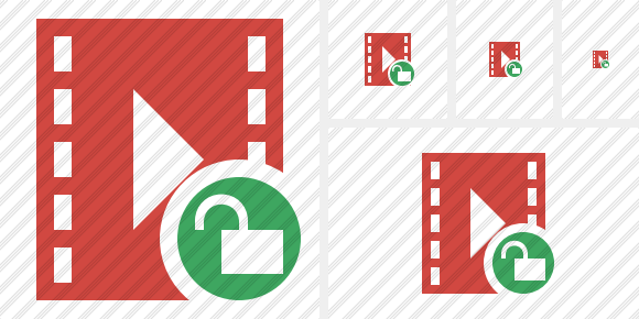 Icône Movie Unlock Icône Movie Unlock