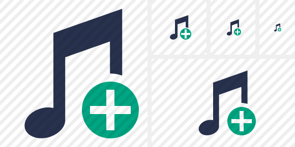 Music Add Symbol