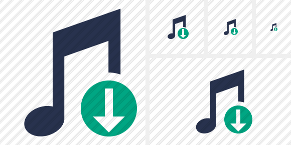 Music Download Symbol