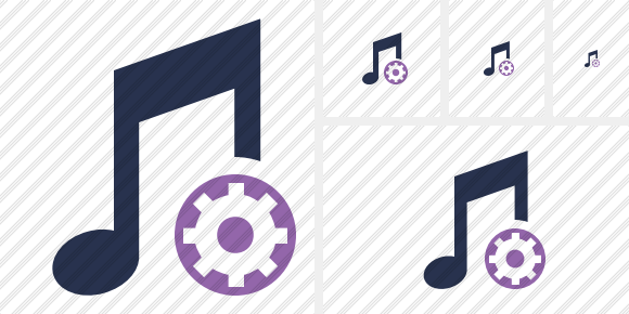 Music Settings Icon Music Settings Icon