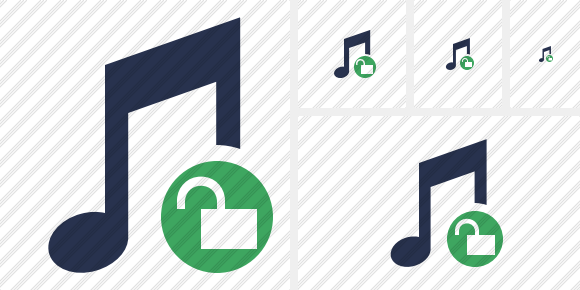 Music Unlock Icon Music Unlock Icon