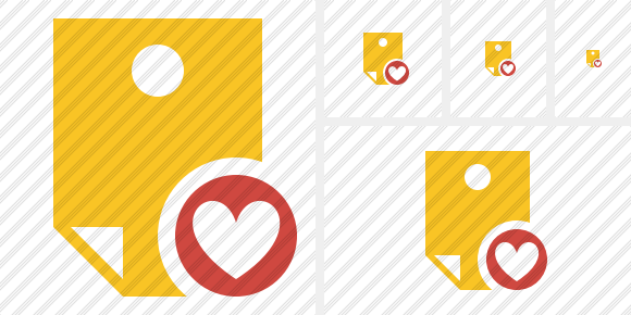 Note Favorites Icon Note Favorites Icon