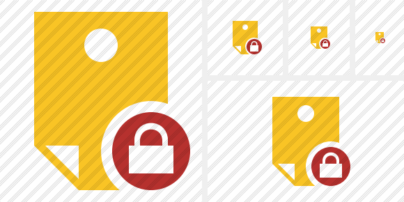 Note Lock Icon Note Lock Icon