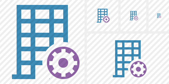 Office Building Settings Symbol