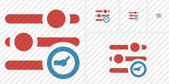 Options Clock Icon Options Clock Icon