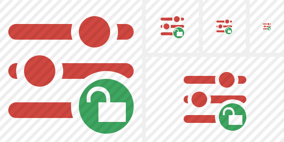 Options Unlock Icon Options Unlock Icon