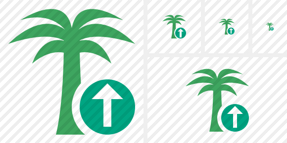 Palmtree Upload Icon Palmtree Upload Icon
