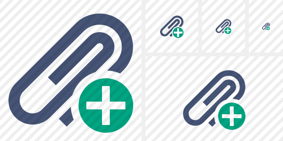 Paperclip Add Icon Paperclip Add Icon