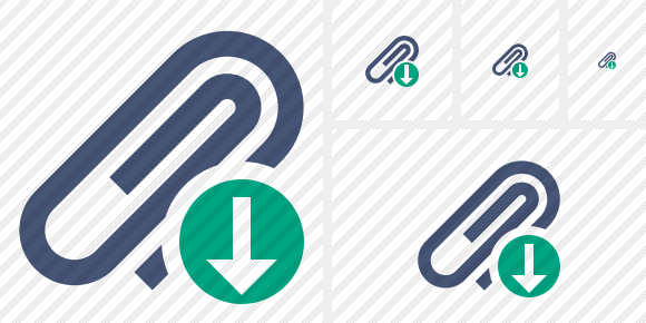 Paperclip Download Icon Paperclip Download Icon