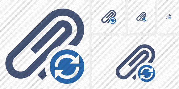 Paperclip Refresh Icon Paperclip Refresh Icon