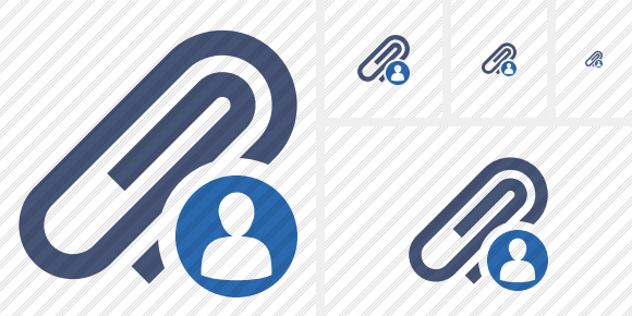 Paperclip User Icon Paperclip User Icon