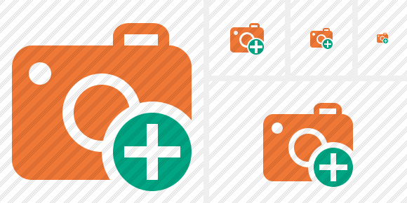 Photocamera Add Symbol Photocamera Add Symbol