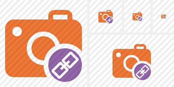Photocamera Link Symbol Photocamera Link Symbol