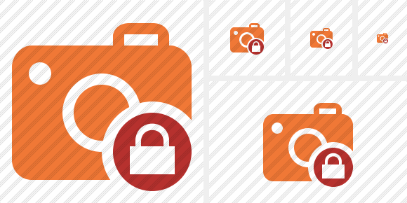 Photocamera Lock Symbol Photocamera Lock Symbol