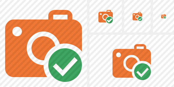 Photocamera Ok Symbol Photocamera Ok Symbol