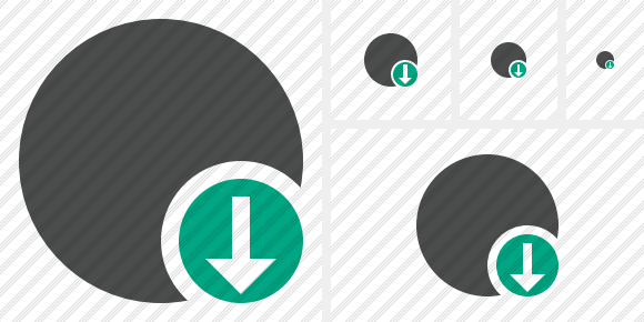 Point Dark Download Icon Point Dark Download Icon