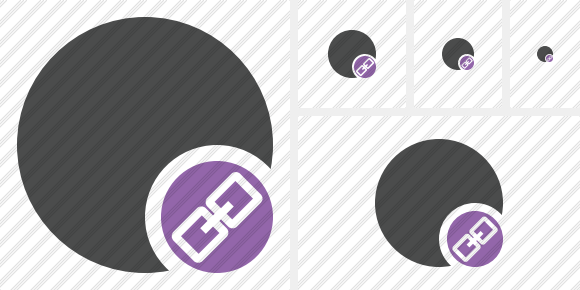 Point Dark Link Icon Point Dark Link Icon