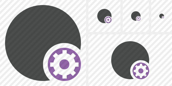 Point Dark Settings Icon Point Dark Settings Icon
