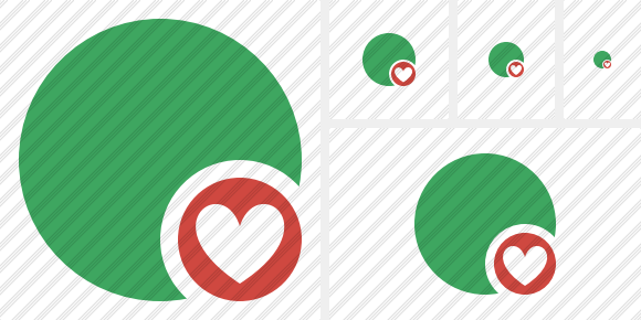 Icône Point Green Favorites Icône Point Green Favorites