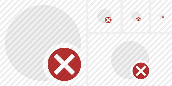 Point Light Cancel Icon Point Light Cancel Icon