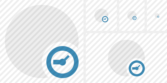 Point Light Clock Icon Point Light Clock Icon