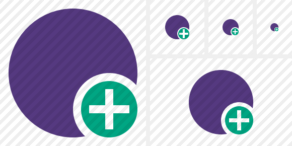 Point Purple Add Icon Point Purple Add Icon