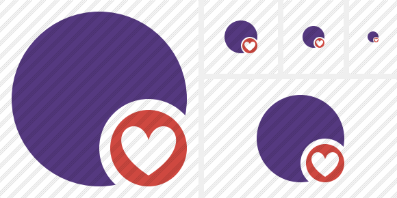 Point Purple Favorites Icon Point Purple Favorites Icon