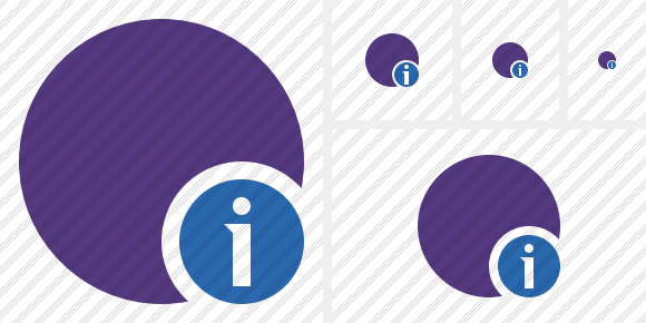 Point Purple Information Icon Point Purple Information Icon