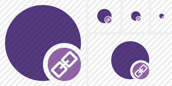Point Purple Link Icon Point Purple Link Icon