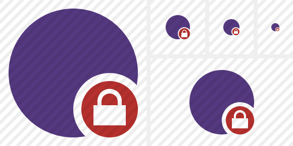 Point Purple Lock Icon Point Purple Lock Icon