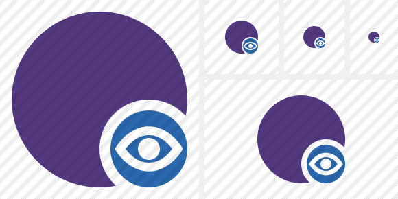 Point Purple View Icon Point Purple View Icon