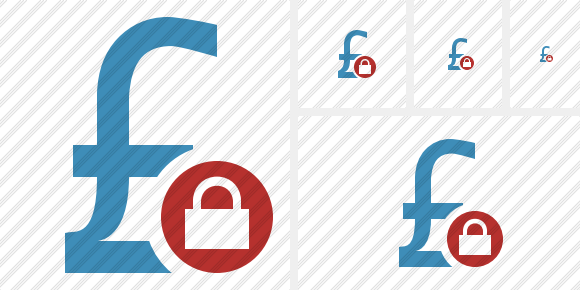 Pound Lock Symbol Pound Lock Symbol